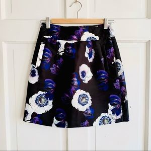 Jcrew mini skirt with 🌺 prints